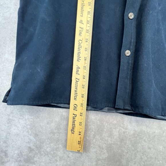 Levi's Vintage Lined Shirt Jacket Mens Large Dark Blue Levi Strauss Shacket - Picture 11 of 13